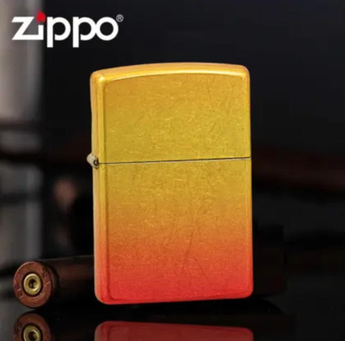 فندک زیپو اورجینال گرادیانت نارنجی و زرد Zippo 48512