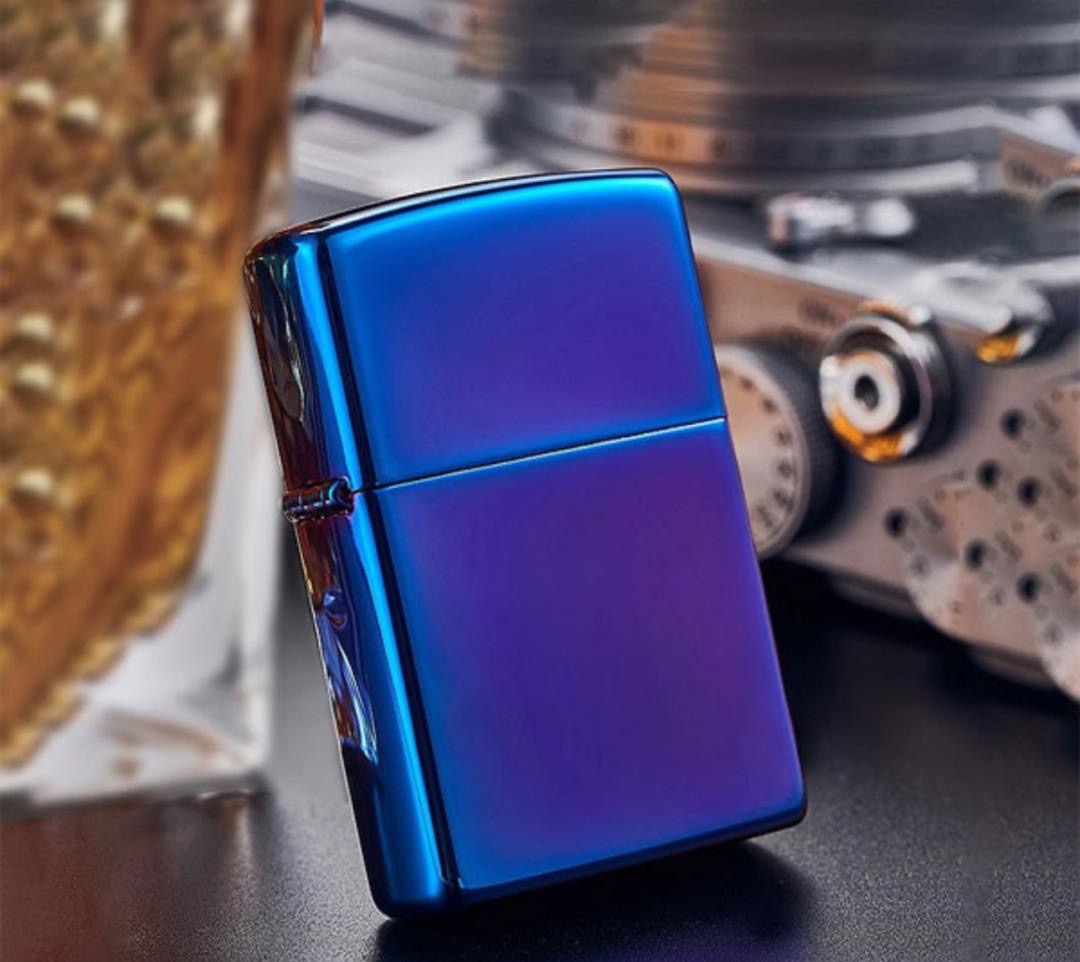 فندک زیپو اورجینال ایندیگو براق Zippo 29899