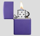 فندک زیپو اورجینال بنفش مات کلاسیک Zippo 237 purple Matte