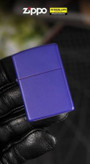 فندک زیپو اورجینال بنفش مات کلاسیک Zippo 237 purple Matte