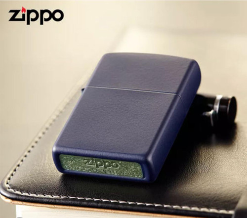 فندک زیپو مدل 239 | Zippo Navy Matte اصل آمریکا | فندک زیپو سرمهای کلاسیک