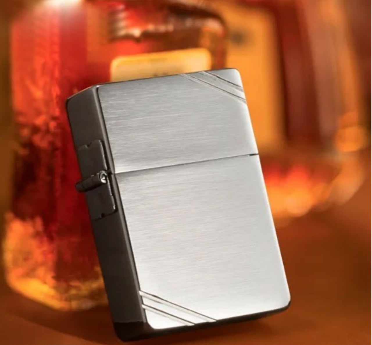 فندک زیپو اصل رپلیکا 1935 کروم خش‌دار Zippo 1935 Replica Brushed Chrome