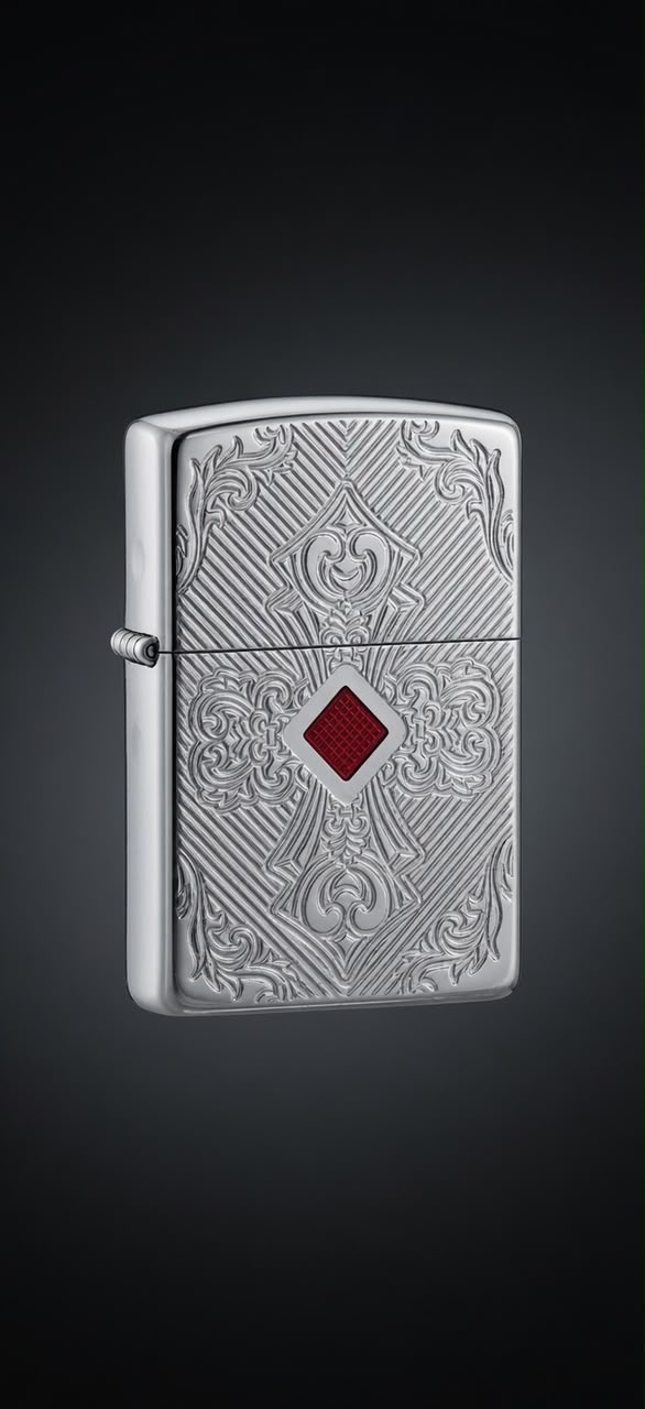 فندک زیپو اصل صلیب برنجی براق Zippo 167 Cross Emblem