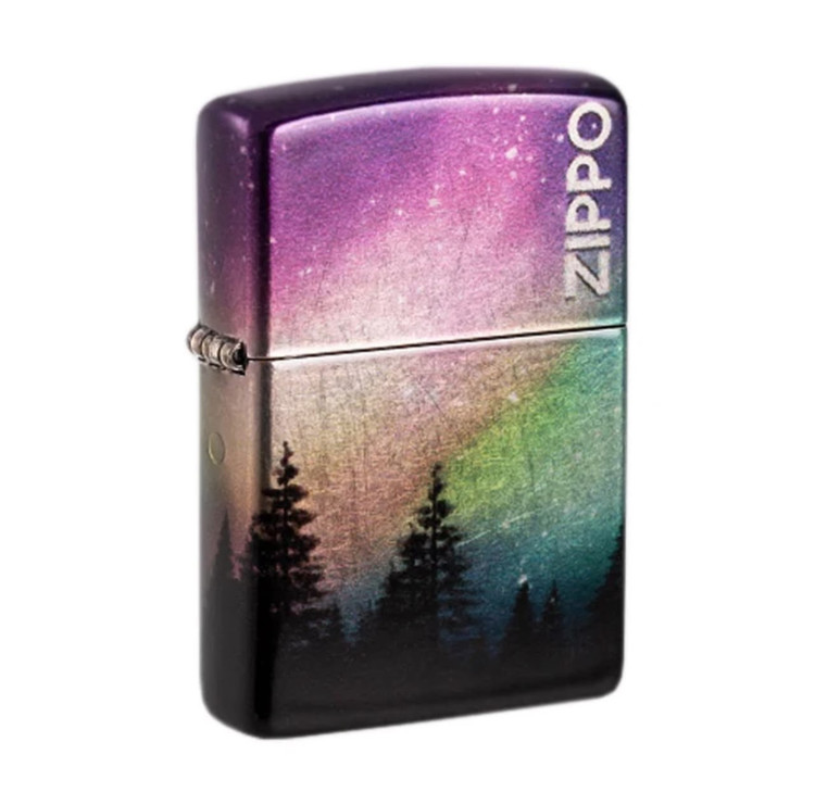 فندک زیپو اصل طرح شفق قطبی Zippo 48771 Northern Lights