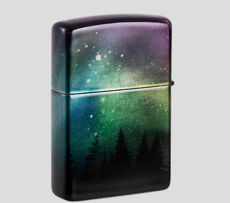 فندک زیپو اصل طرح شفق قطبی Zippo 48771 Northern Lights