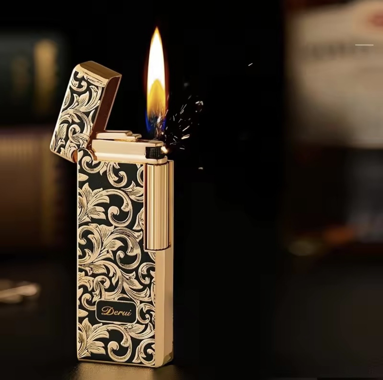 فندک گازی دیروی طرح دانهیل مدل اسلیمی