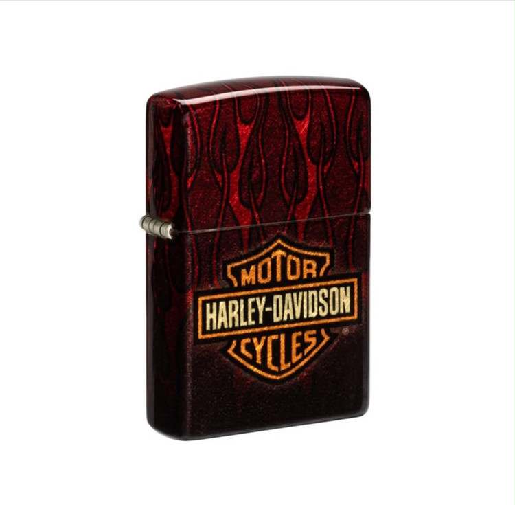 فندک زیپو ۴۸۹۹۴ طرح هارلی دیویدسون شعلههای آتش | Zippo 48994 Harley-Davidson Fusion Flames