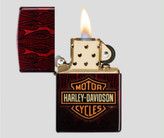 فندک زیپو ۴۸۹۹۴ طرح هارلی دیویدسون شعلههای آتش | Zippo 48994 Harley-Davidson Fusion Flames