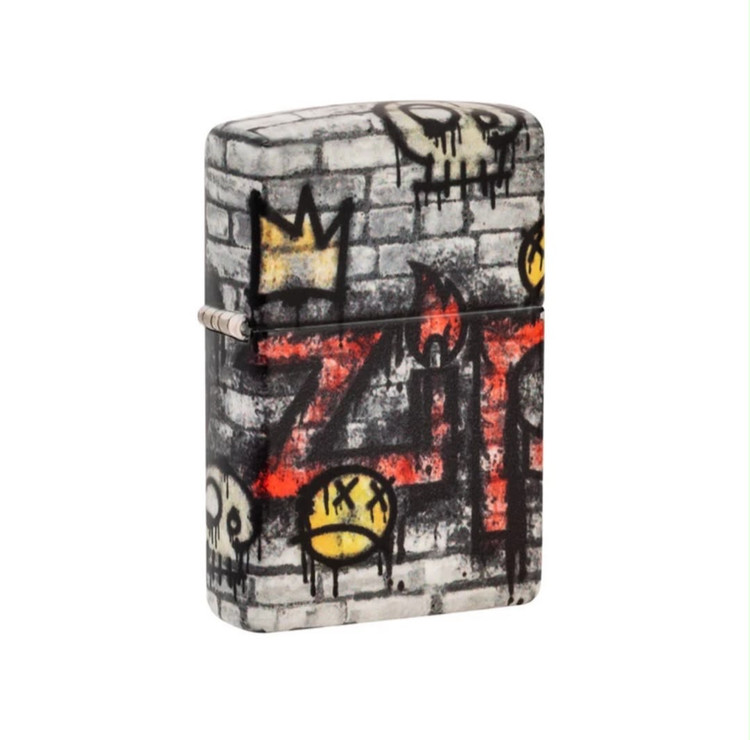 فندک زیپو ۴۶۲۸۲ طرح گرافیتی کینگ | Zippo 46282 Graffiti King Design
