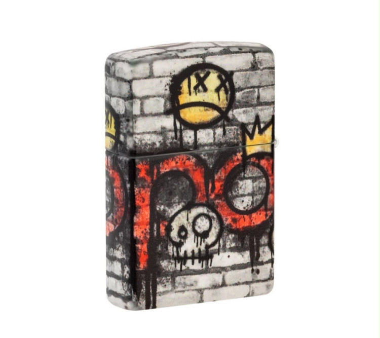 فندک زیپو ۴۶۲۸۲ طرح گرافیتی کینگ | Zippo 46282 Graffiti King Design