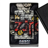 فندک زیپو ۴۶۲۸۲ طرح گرافیتی کینگ | Zippo 46282 Graffiti King Design