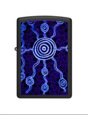 فندک زیپو ۴۸۶۲۵ طرح جان اسمیت گومبولا | Zippo 48625 John Smith Gumbula Black Light Design