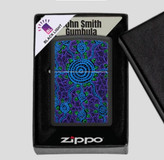 فندک زیپو ۴۸۶۲۵ طرح جان اسمیت گومبولا | Zippo 48625 John Smith Gumbula Black Light Design