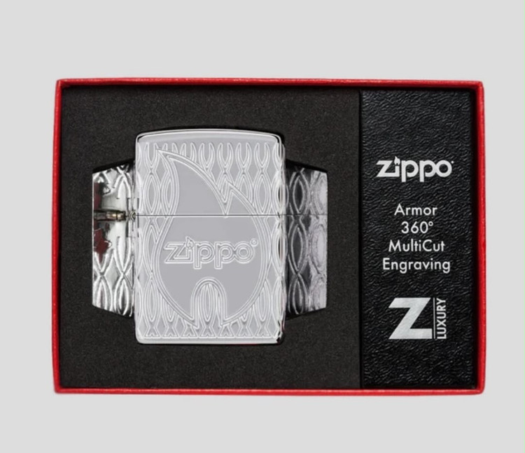 فندک زیپو ۴۸۸۳۸ طرح شعله | Zippo 48838 Flame Design