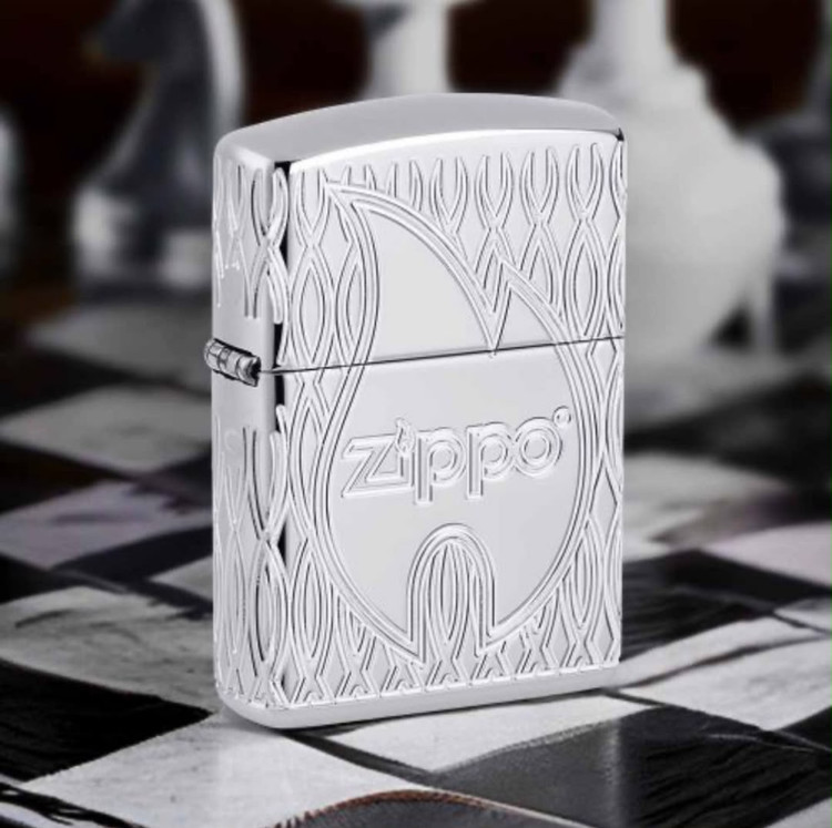 فندک زیپو ۴۸۸۳۸ طرح شعله | Zippo 48838 Flame Design