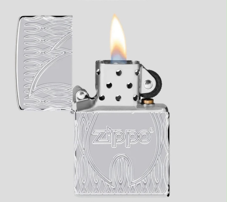 فندک زیپو ۴۸۸۳۸ طرح شعله | Zippo 48838 Flame Design