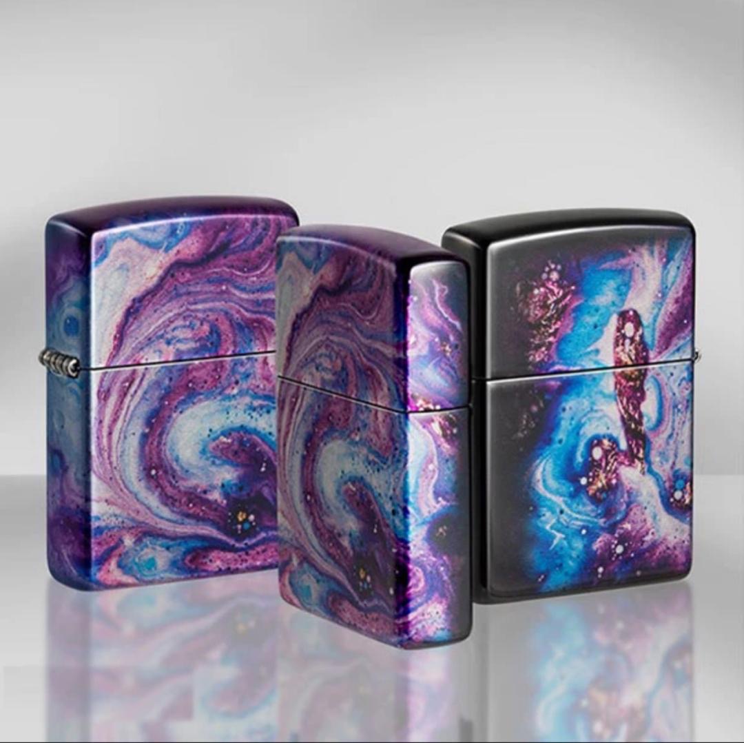 فندک زیپو 48547 طرح کیهانی Universe | Zippo 540 Fusion ضد باد