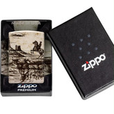 فندک زیپو ۴۸۵۱۸ طرح وسترن | Zippo 48518 Wild West Design