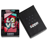 فندک زیپو ۴۶۰۱۳ طرح عشق و LOVE | Zippo 46013 Love Design