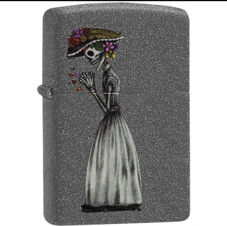 فندک زیپو ۲۸۹۸۷ ست دو عددی اسکلت عاشق | Zippo 28987 Iron Stone Couple