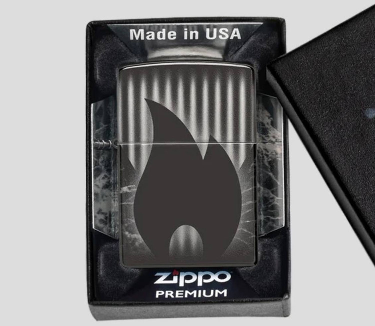 فندک زیپو ۴۸۷۳۸ طرح شعله زیپو | Zippo 48738 Zippo Flame Design