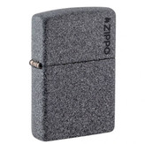 فندک زیپو ۲۱۱ZL لوگو زیپو با پوشش آیرون استون | Zippo 211ZL Iron Stone Logo