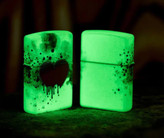 فندک زیپو ۴۶۲۵۸ طرح قلب چکهای شبتاب | Zippo 46258 Love Drip Design