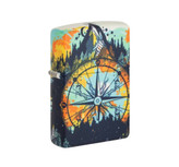 فندک زیپو ۴۹۸۰۵ طرح قطبنما و طبیعت شبتاب | Zippo 49805 Compass Design Glow-in-the-