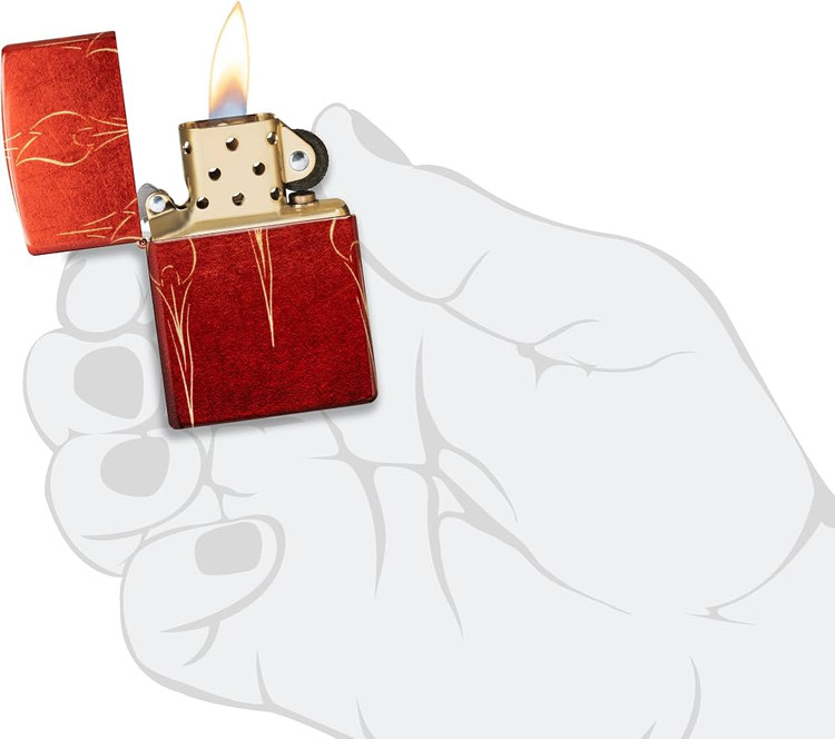 فندک زیپو ۴۸۵۱۰ طرح شعلههای زیپو | Zippo 48510 Ombre Zippo Flames Zippo 48510 – Ombre Zippo Flames